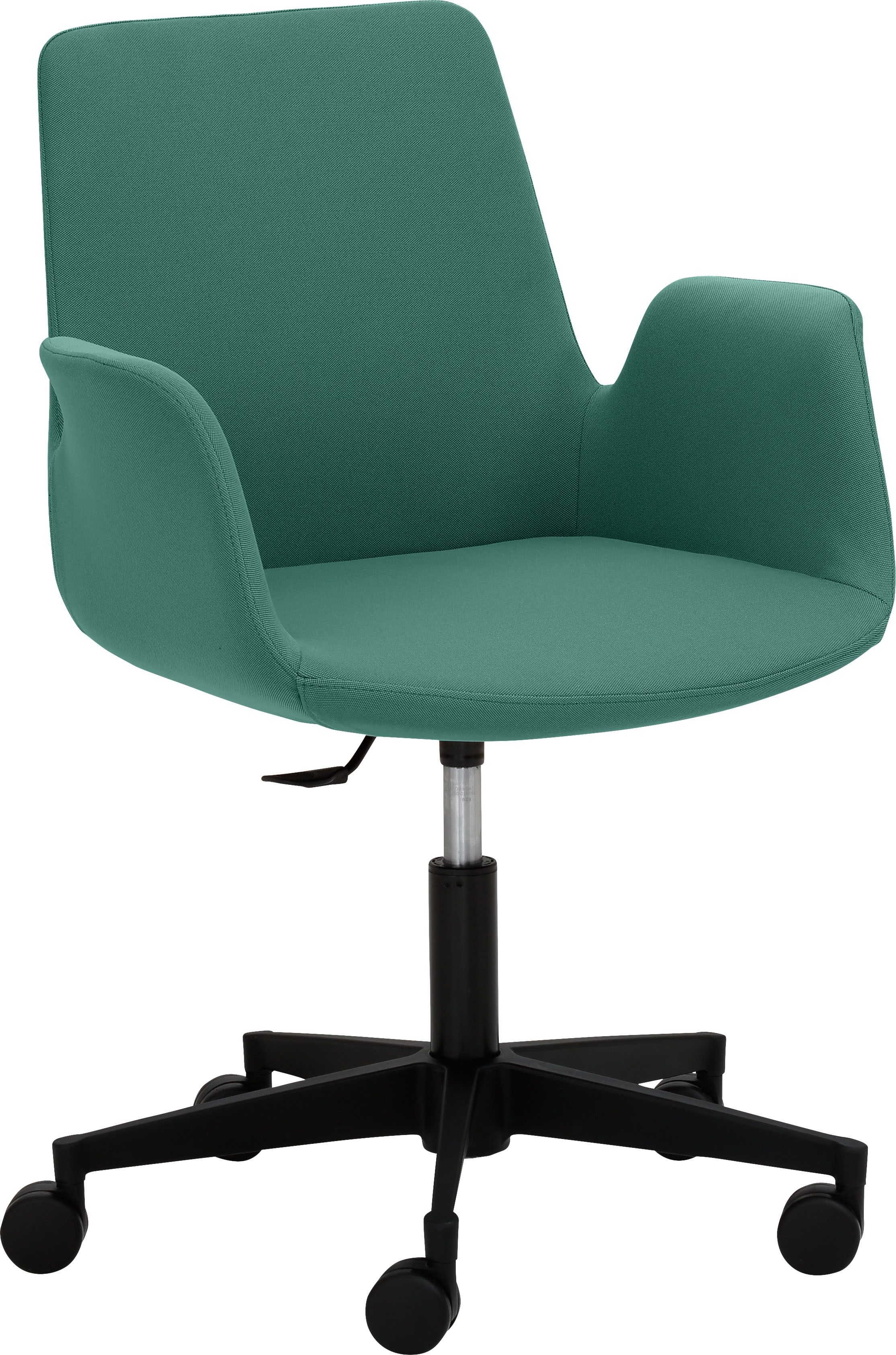 Mayer Sitzmöbel Bürostuhl »Sessel myHELIOS«, 1 St., Struktur (recyceltes Polyester) Mayer Sitzmöbel Petrol + Schwarz