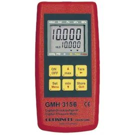 Greisinger GMH 3156 Druck-Messgerät Luftdruck, Flüssigkeiten 2.5 - 400 bar mit Datenloggerfunktion