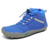 Saguaro Kinder Winter Barfußschuhe Defender Will I - Blau 29