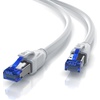 Patchkabel CAT 8 mit Baumwollummantelung - Gigabit Ethernet LAN Kabel - 40 Gbit/s - S/FTP PIMF Schirmung - Netzwerkkabel - 30m