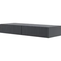 Selsey Schminktisch Makeup Tisch Frisiertisch Hängend Kosmetiktisch 110 cm Mit 2 Schubladen Veldio Schwarz
