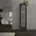 ML-Design Vitrinenschrank 42 x 175 x 40 cm Schwarz