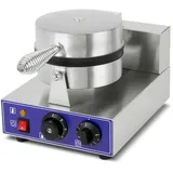 Vertes Waffeleisen Belgische Waffel Maker Elektrisch 1000W Edelstahl (Timer bis 5min, Temperatur 50-300 °C Stufenlos Regulierbar, 4