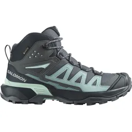 Salomon X Ultra 360 Mid GTX Damen Turbulence/Carbon/Tourmaline 39 1/3