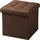 Woltu Truhenbank Gepolstert Braun 38 x 38 x 38 cm