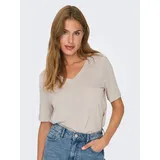 Only ONLELISE V-Neck Grau XL