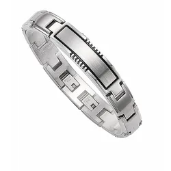Edelstahlarmband ADELIA ́S "Edelstahl Armband 21 cm", silber, Armbänder, Herren, 21, Edelstahl, Edelstahlschmuck für Herren