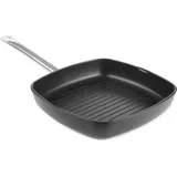 HENDI Grillpfanne Aluminiumguss 280x280x55 mm - Schwarz