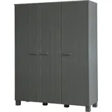 Woood Dennis Garderobenschrank 158x55x202 cm grau