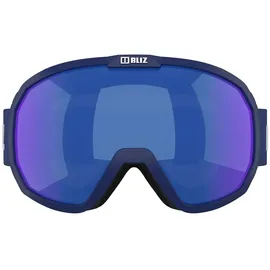 Bliz Charge Otg Skibrille - Matt Dark Blue W White Logo - Brown Blue/CAT3