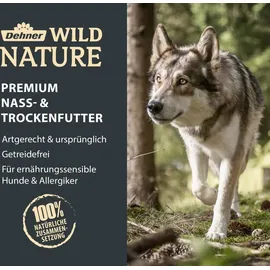 Dehner Wild Nature Hundefutter Unterholz, Trockenfutter getreidefrei / zuckerfrei, für Hunde, Wildschwein, 12 kg