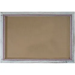 Bilderrahmen T248, Fotorahmen Holzrahmen Wand-Rahmen, 36x51cm Shabby-Look Landhauss ~ wei√ü
