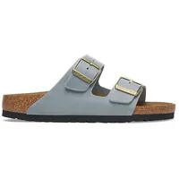 Birkenstock Arizona Waxy Leather Sandalen - Basalt Gray - EU 42