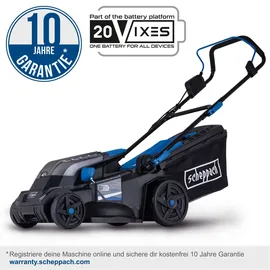 SCHEPPACH BC-MP380-X 20V-IXES 38cm 2x4,0Ah Akku+Doppelladegerät