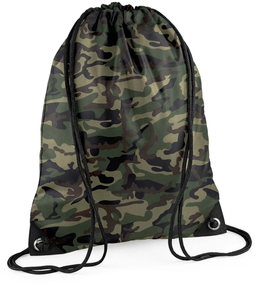 BagBase Premium Turnbeutel Sportbeutel BG10 jungle camo 33 x 45 cm
