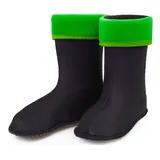 Ladeheid Kinder Mädchen Jungen Wärmende Stiefelsocken für Gummistiefel KL045 (Grün, 23 EU) - 23