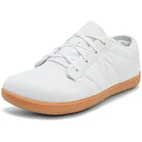 AONETIGER Barfußschuhe Damen Herren Breite Zehenbox Minimalistische Barfuss Schuhe Leichte Outdoor Fitnessschuhe Atmungsaktiv Trail Walkingschuhe Mit Zero-Drop Sohle (36 Weiß,39EU) - 39 EU Weit