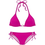 VIVANCE Triangel-Bikini, Damen pink, Gr.34 Cup C/D,