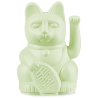 DONKEY Lucky Cat Mini | Light Green - Japanische Glücksbringer Winkekatze in Hellgrün, 9,8 cm hoch