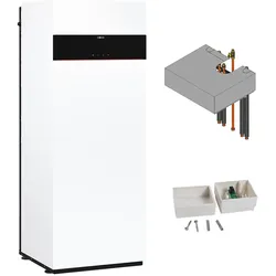 Gastherme Paket Vitodens 222-F, 19 kW, Speicher innenbeheizt, Aufbau-Kit, 7 Zoll Display, Viessmann