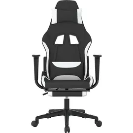 vidaXL Falix Gaming-Stuhl Schwarz/Weiß