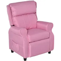Homcom Kindersofa Kindercouch Kindersessel Stuhl für 3-8 Jahre Jungen und Mädchen Rosa 58 x 53 x 70 cm