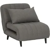 Mid.you Schlafsessel, Grau, Textil, 79x82x82 cm, Liegefunktion, Wohnzimmer, Sessel, Schlafsessel