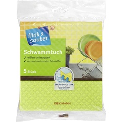 flink & sauber Schwammtücher 19 cm x 18 cm