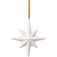 like. by Villeroy & Boch Ornament Stern, Winter Glow Dekoration für Weihnachten, moderne Dekoration im Winter, Pottery-Stil