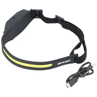 Arcas 5W LED Stirnleuchte mit Sensor, Akku wiederaufladbar, geeignet zum Joggen, Arbeit, Outdoor, Camping, Wandern, Angeln