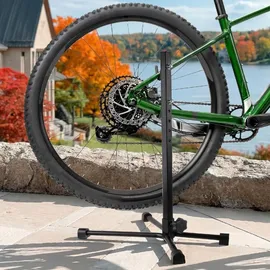 Maclean Brackets Fahrradständer MC-434 vertikaler Fahrradhalter bis 20kg Tragfähigkeit schwarz