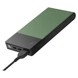 GP Powerbank M2+ 10C, 10000mAh 2xUSB-C/1xUSB-A grün LED-Anzeige - Grau