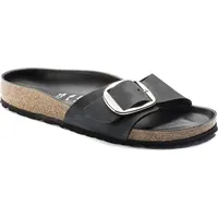 Birkenstock Madrid Big Buckle Nubukleder geölt schmal schwarz 40