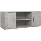 vidaXL TV-Schrank Betongrau 100x35x40 cm Holzwerkstoff Modell 5