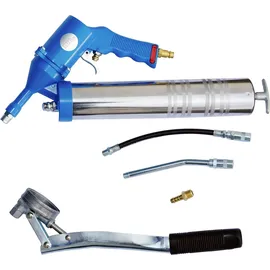 Güde Druckluft-Fettpressen-Set 1/4" 2-8bar Pressdruck 100-400bar DIN-Kartusche