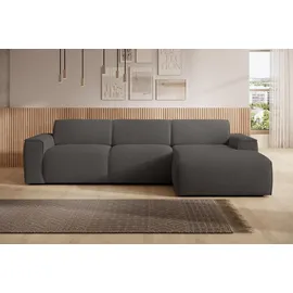 ax living Eckcouch L Form Grau