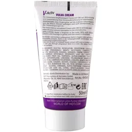 HOT Stimulationscreme „V-Activ Vulva Cream“ mit CBD