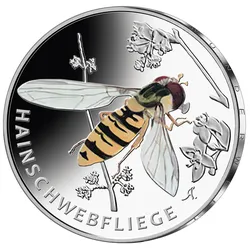 5-Euro-Münze 2024 "Hainschwebfliege" – Stempelglanz