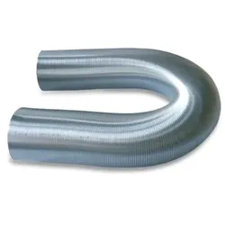 Verbindungsleitung ø160mm aus mehrlagiger Aluminiumfolie, streckbar bis 5,00m