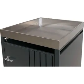 MCW Mülltonnenverkleidung MCW-O67 125 x 84 cm anthrazit