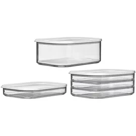 Mepal Modula Aufschnittdosen transparent 1,65 l 3-teiliges Set