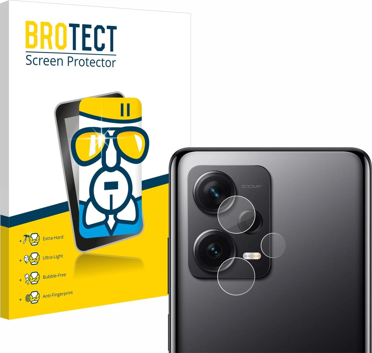 BROTECT AirGlass Panzerglasfolie (1 Stück, Xiaomi Redmi Note 12 Pro+), Smartphone Schutzfolie
