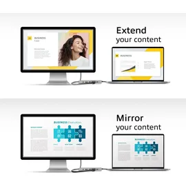 Act USB-C 4K / 8K 30Hz Docking-Station für 1 HDMI-Monitor, 2.5 Gigabit-Ethernet, USB-C 10Gbps, USB-A 10Gbps, 3.5mm Audio, PD Pass-Through
