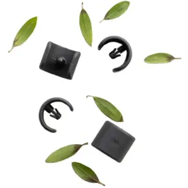 Lafuma Ersatzteil Fußschoner Ø 25 mm, 4 Stück, Anthrazit