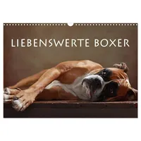 Calvendo Liebenswerte Boxer (Wandkalender 2026 DIN A3 quer), CALVENDO