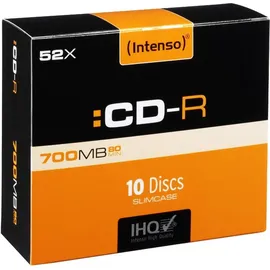 Intenso CD-R 700MB 52x 10er Jewel Case