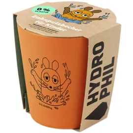 Hydrophil Zahnputzbecher orange