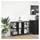 vidaXL Bücherregal 102 x 32 x 72,5 cm Schwarz