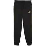 Puma Trainingshose »ESS TAPE MINIMAL GOLD SWEATPANTS FL«, schwarz