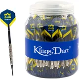 Kings Dart 100 Stück Softdartpfeile, 18 g inkl. Dose (18 g)